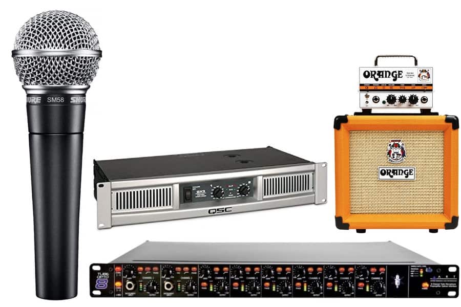 15 inblog microphones plug into amps